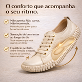 Tênis em couro feminino Bottero - Conforto que Acompanha Você o Dia Todo