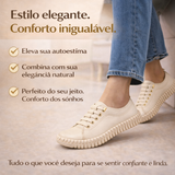 Tênis em couro feminino Bottero - Conforto que Acompanha Você o Dia Todo