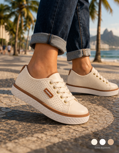 Tênis feminino casual Ultra Conforto Flex Dia a Dia - de pés cansados a passos leves.