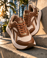 Tênis Feminino Vizzano Casual Mocca Confortável Leve Marrom 34-39