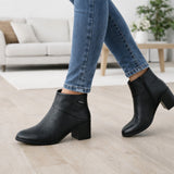 Bota Feminina Bottero Cano Curto Couro Legítimo